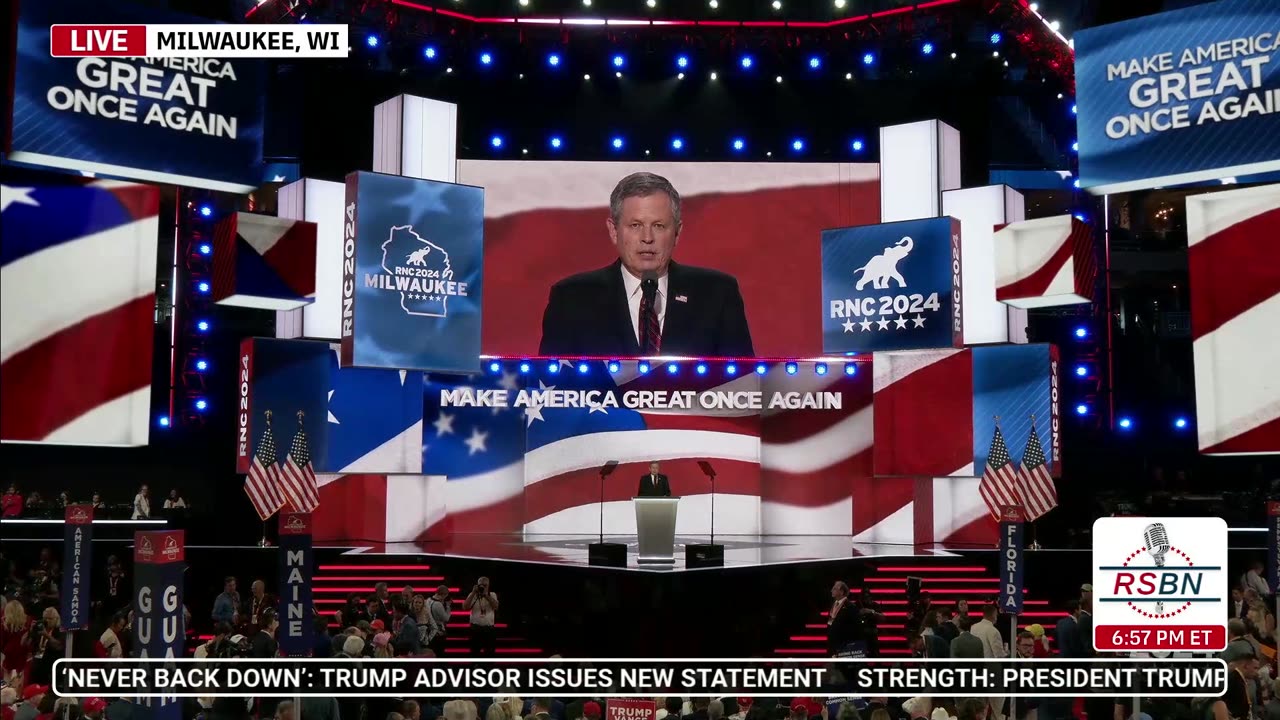 WATCH: Sen. Steve Daines at 2024 RNC in Milwaukee, WI - 7/18/2024