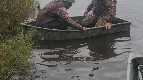 Two men one boat