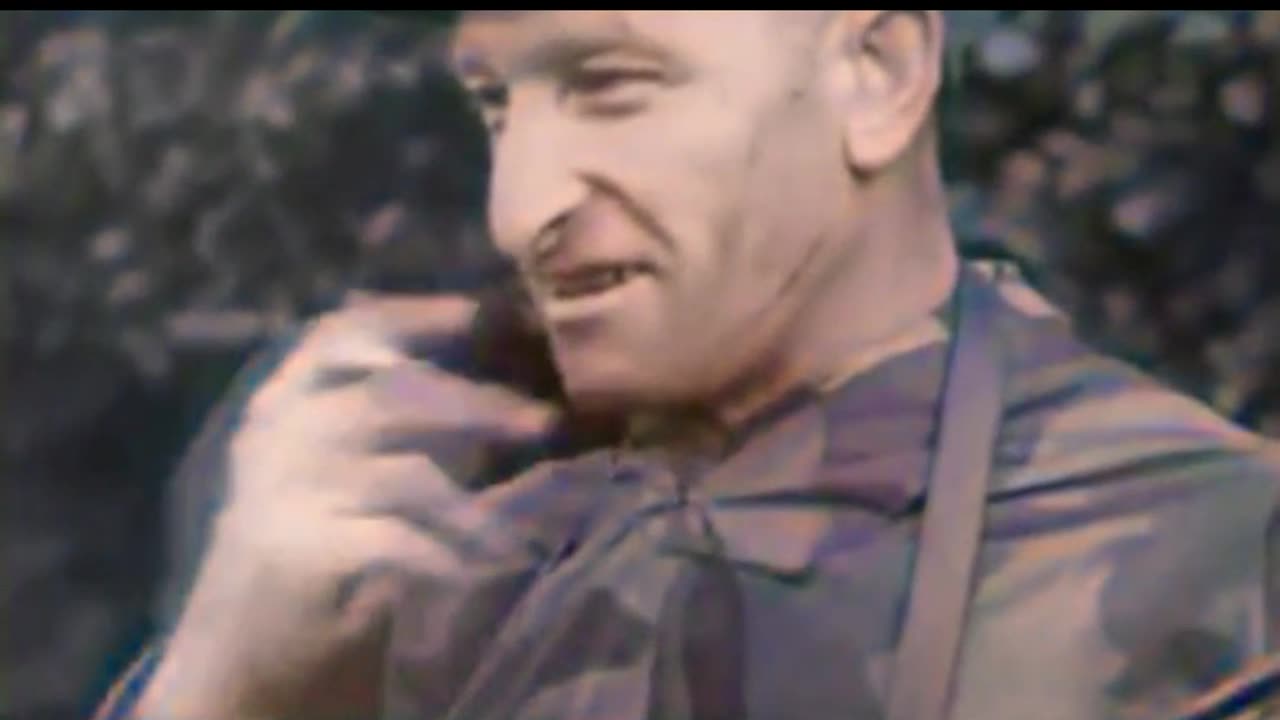 German Troops Enjoy American Cigarettes - 1944 Unusual Exchange COLOURIZED 🇩🇪🚬🇺🇸🎥