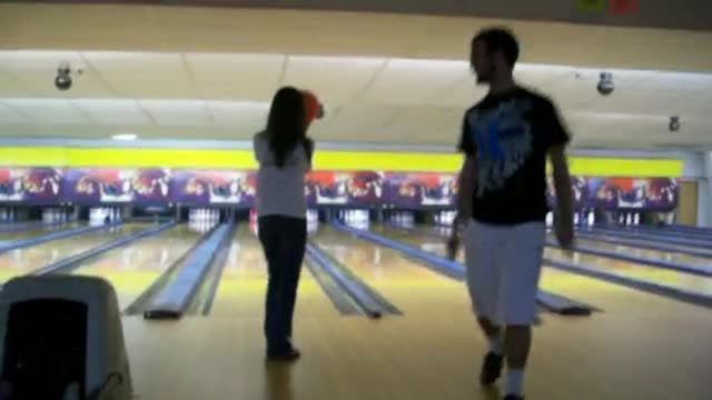 Girl gets a strike even when guy tries to ruin her chances!