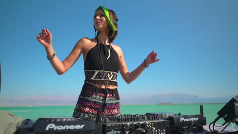 Miss Monique - Live @ Dead Sea [Melodic Techno_ Progressive House DJ Mix]