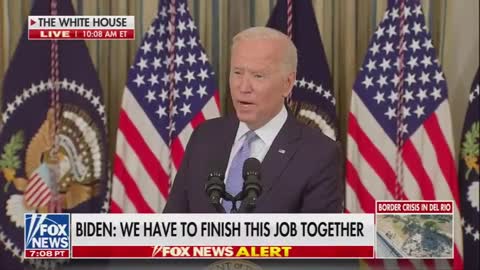 Biden comments about the border patrol using "whips" on illegal immigrants