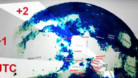 Time Zones of Flatworld on plasma moon