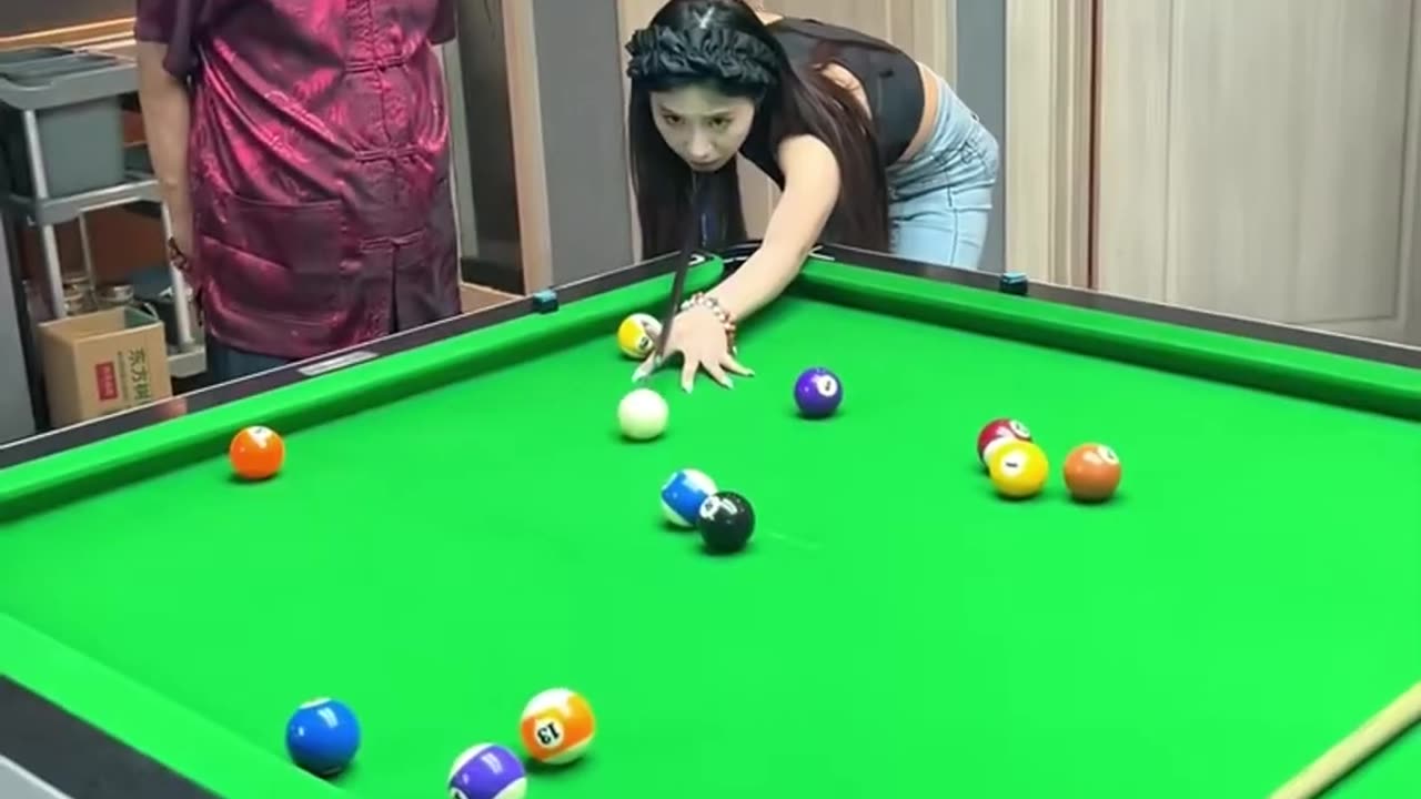 Funny-video-billiards #viral #meme #funny