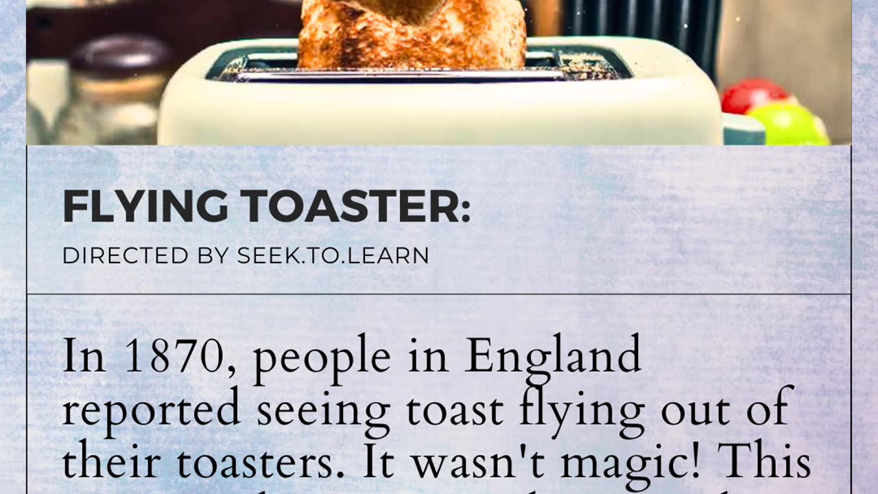 Did You Know Flying Toasts