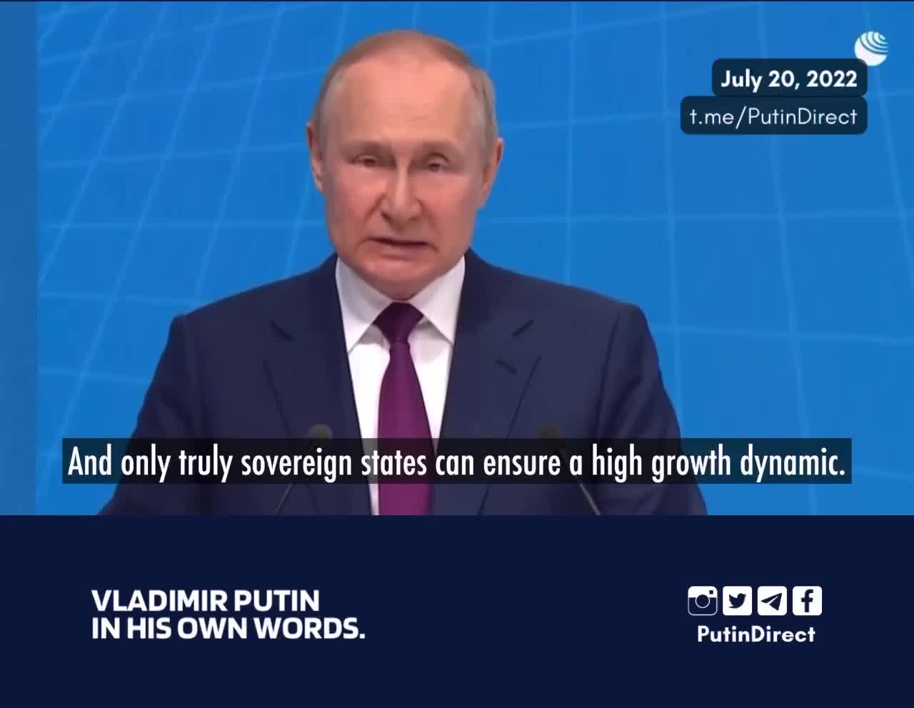 BOOM NCSWIC - Putin continues his all-out assault on the “Liberal-Globalist”