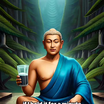This glass of Water will show you the path of Happiness - Buddha || #buddha #stories #wisdom #short