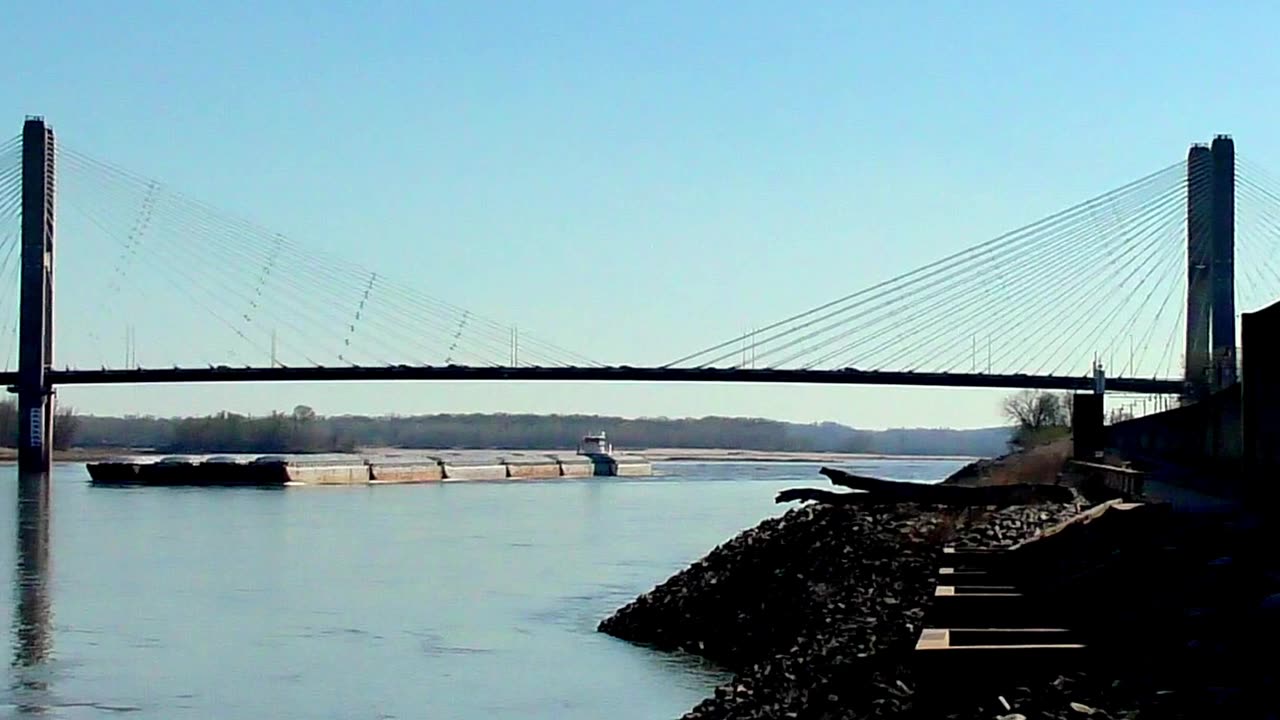 River Barge in Cape Girardeau