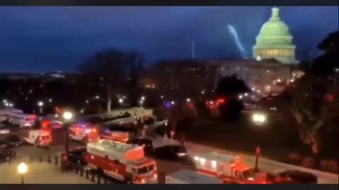 AOC Hologram over the Capitol