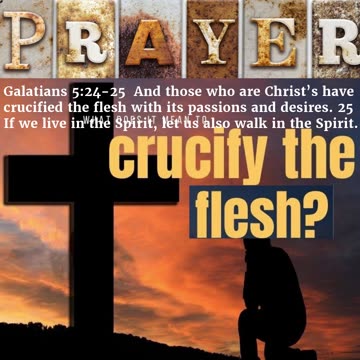 Morning Prayer to crucify our Flesh #youtubeshorts #grace #jesus #mercy #faith #fyp #love #trust