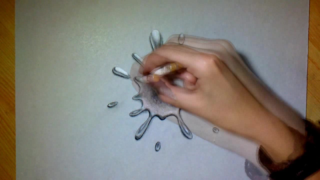 Crazy drawing : Metal liquid