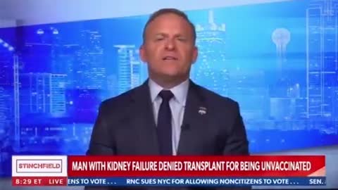 Man With Kidney Failure FORCED OFF Transplant List For Being Unvaccinated