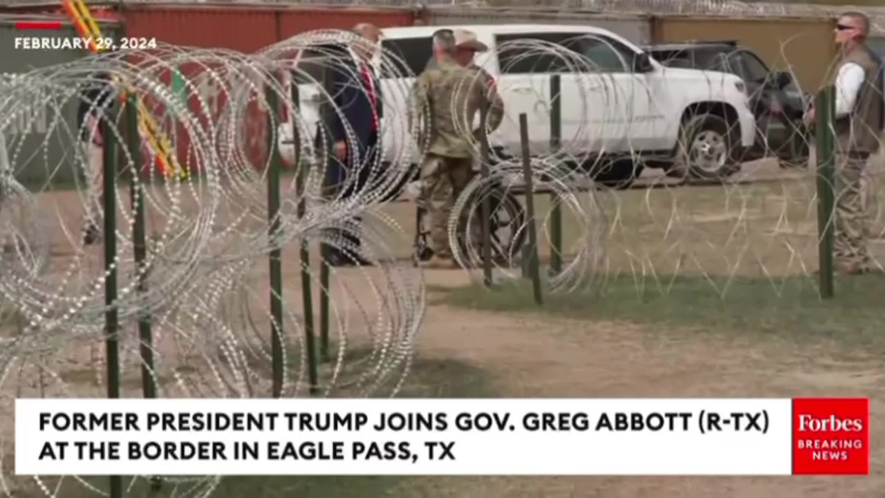 President Trump in Eagle Pass