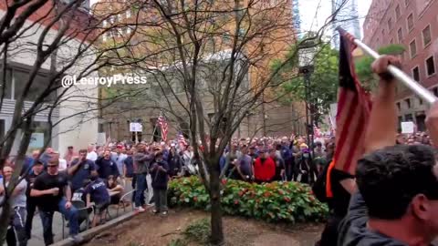 New York City Mayor's vaccine mandate, chant 'Let's Go Brandon'