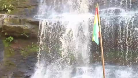 Beautiful waterfalls in Africa(Ghana)