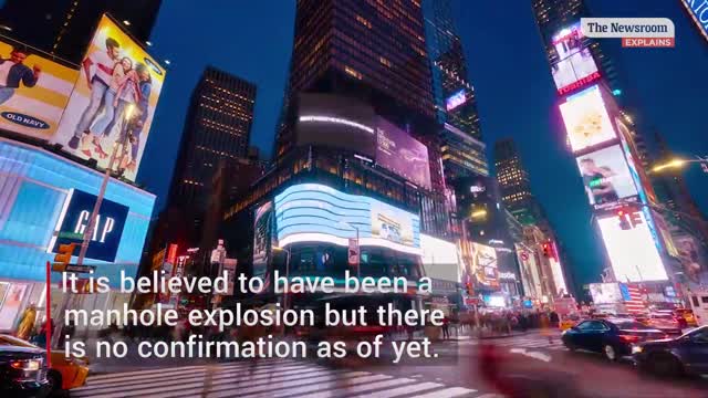 Mystery explosion rocks New York Times Square