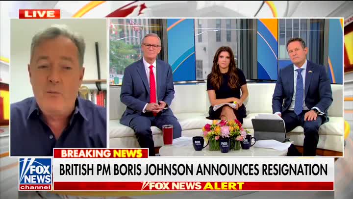 Piers Morgan Says Boris Johnson's Resignation And Biden's Weakness 'Play Right Into' Putin's Hands