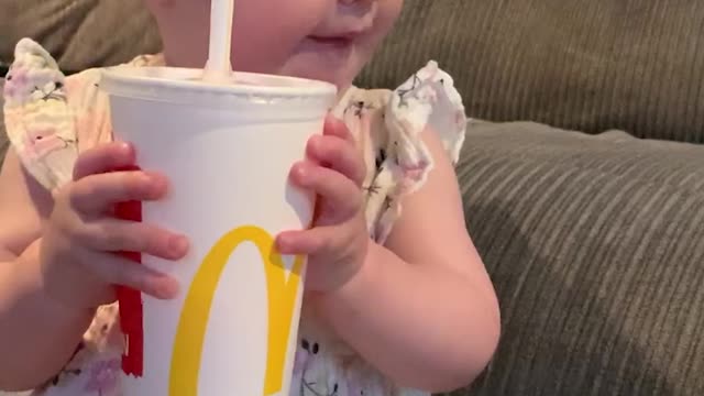 Baby Shocked by Slurpee