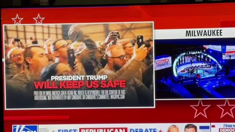 FOXではトランプのCMが流れている！😂