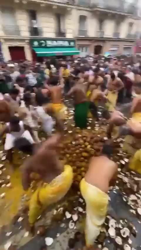 This is not India. Welcome to Paris.