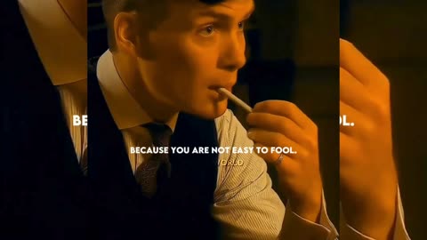 WHEN YOU'RE MATURE FROM A YOUNG AGE ~ THOMAS SHELBY || QUOTES #quotes #peakyblinders