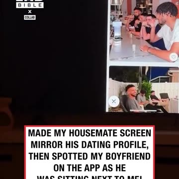 Woman caught boyfriend on friends dating app 😳