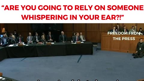 "ARE YOU GOING TO RELY ON SOMEONE WHISPERING IN YOUR EAR?!" - Tom Cotton Humiliates Dem Chair