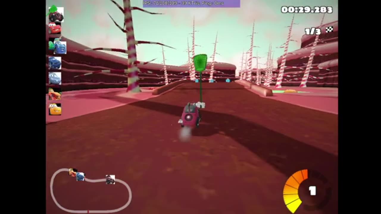 SuperTuxKart But Is Cars In Suguar Rush From Wreck It Ralph 1 And 2