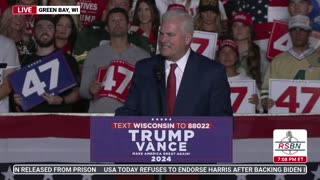 FULL SPEECH: Congressman Tom Emmer Delivers Remarks in Green Bay, WI - 10/30/24