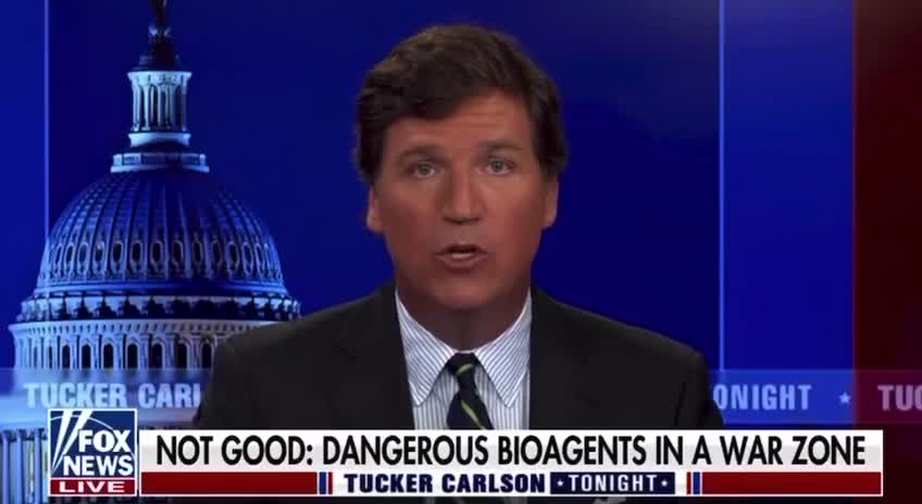 Tucker Carlson just took the Biolabs story nationwide! He had an 8 min segment on the subject