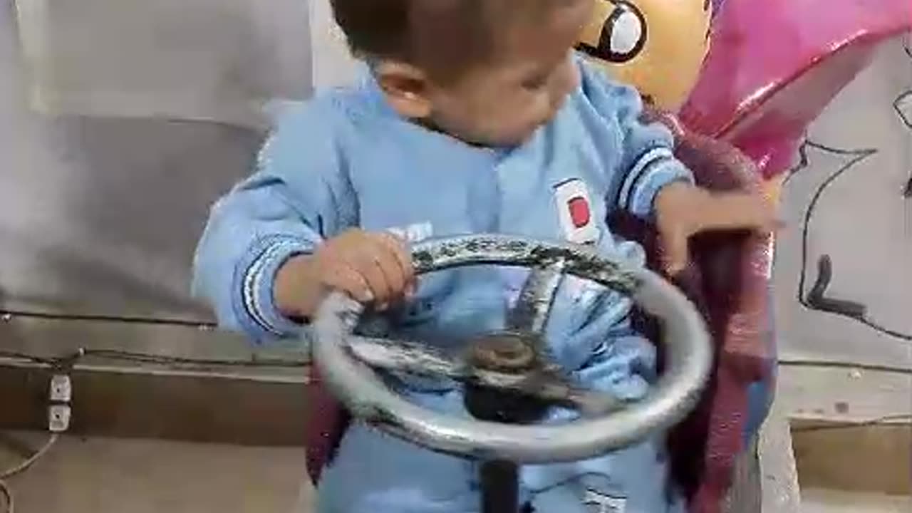 Baby playing