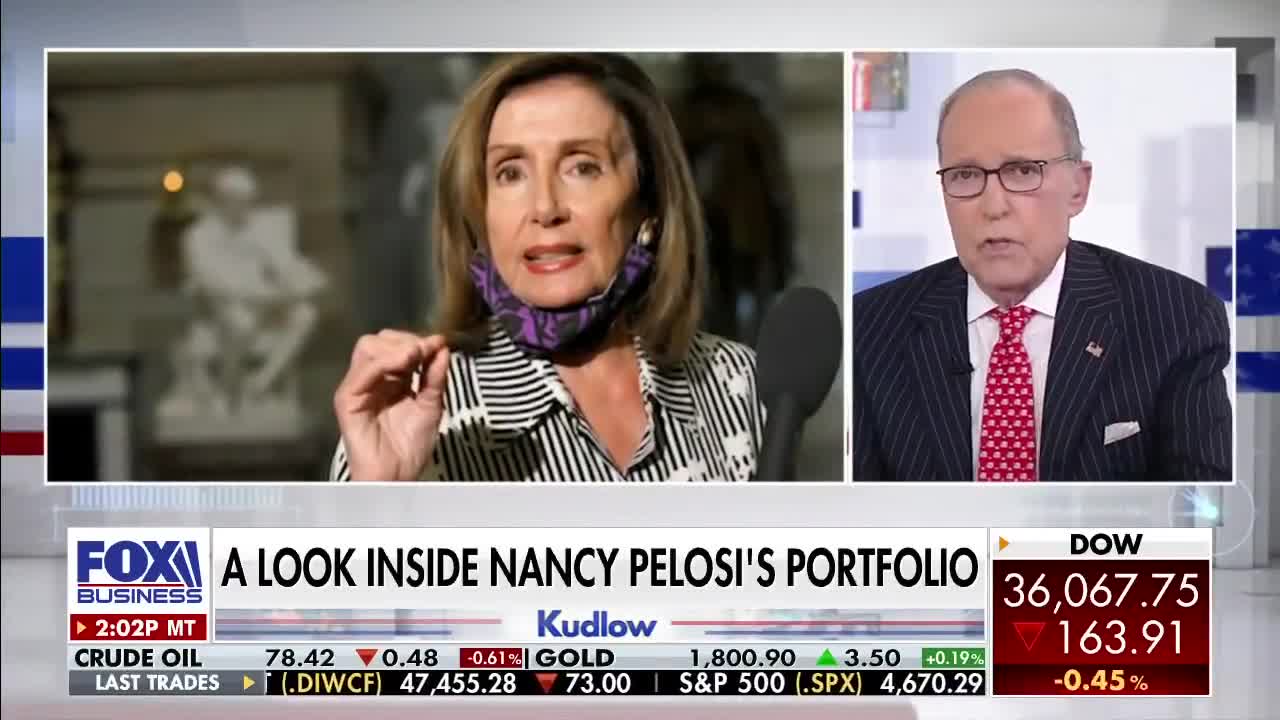 crooked nancy pelosi brazen insider trading Jan 2022