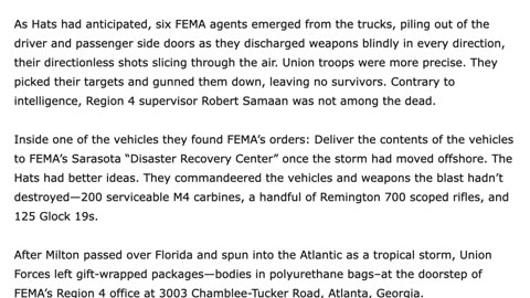 White and Red Hats Ambush FEMA in Florida