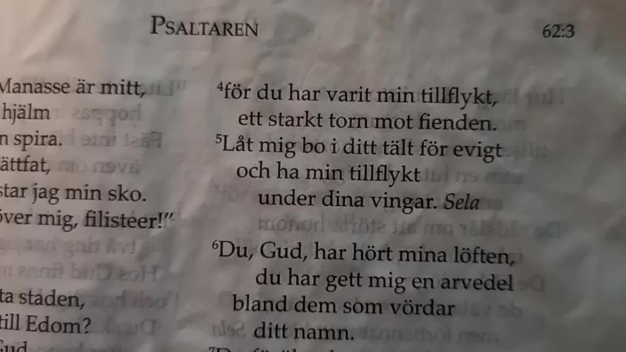 Psalm 61. Hanna läser i Örebro 26 Febr. 2022