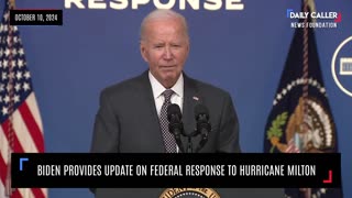 Biden Provides Update on Federal Response to Hurricane Milton