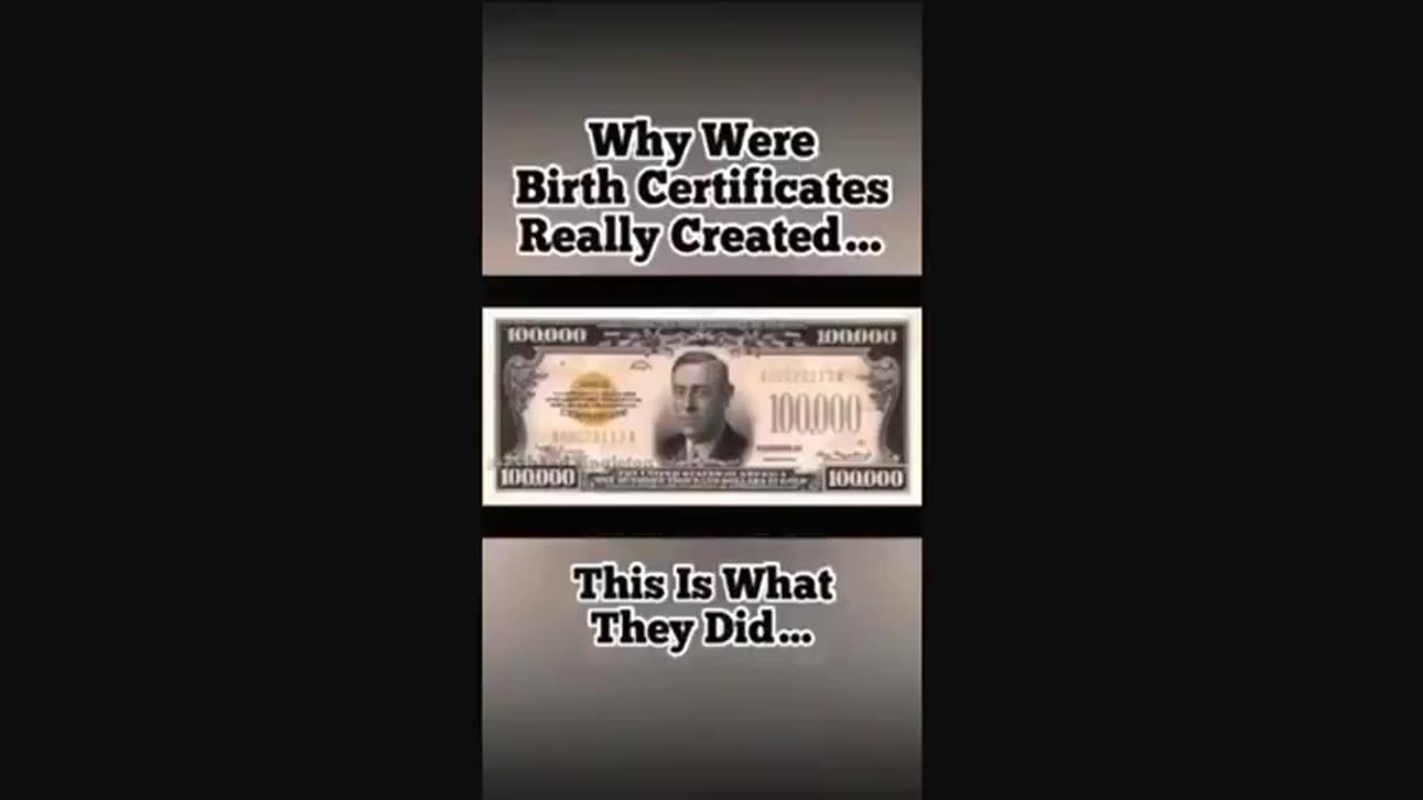 THE FINACIAL PARADOX REASON OF BIRTH CERTIFICATES