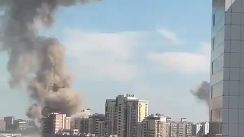 Video of missile attacks on Kiev. 1