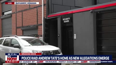 BREAKING: Police raid Andrew Tate's home in Romania | LiveNOW from FOX