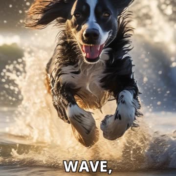 Dog’s First Time at the Beach