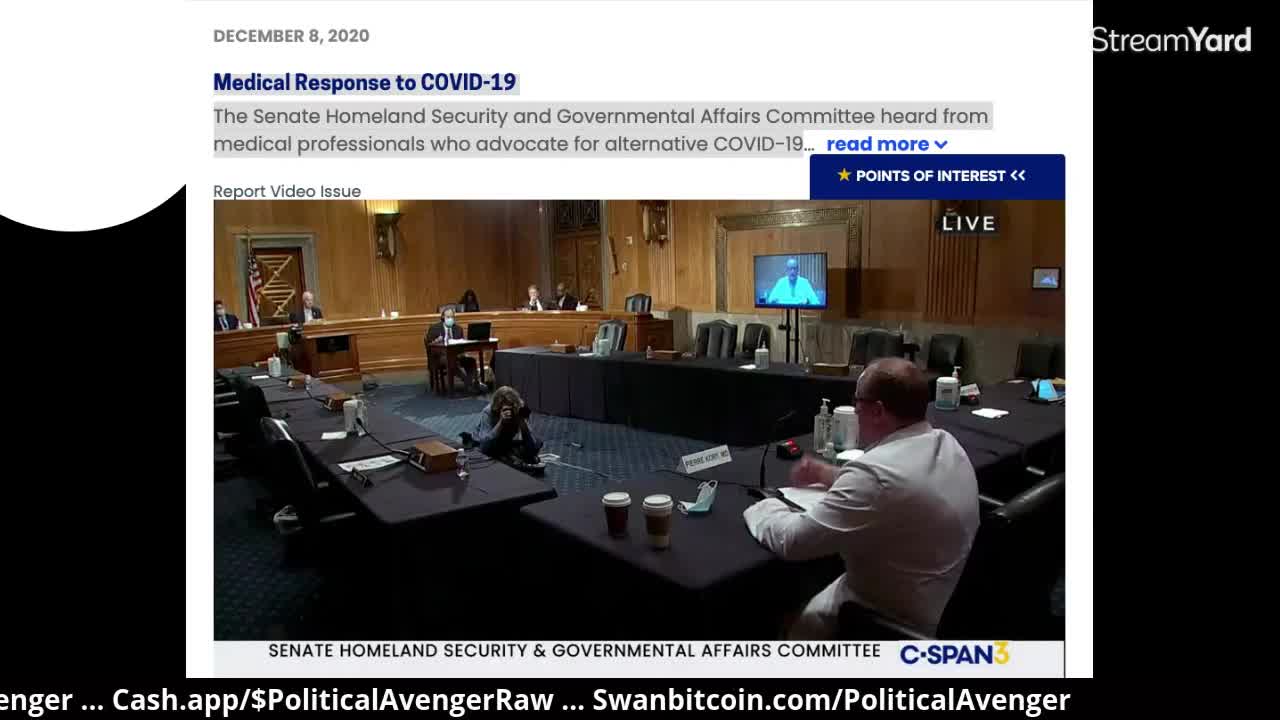 Ivermectin Effectiveness Medical Response to COVID-19 Senate Hearing