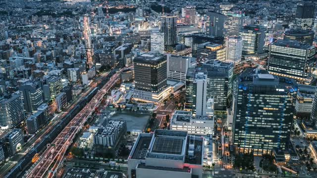 High-altitude time-lapse photography street