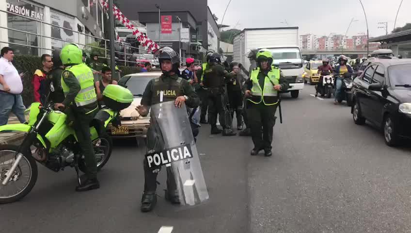 Controles sobre la estación Diamante en Bucaramanga