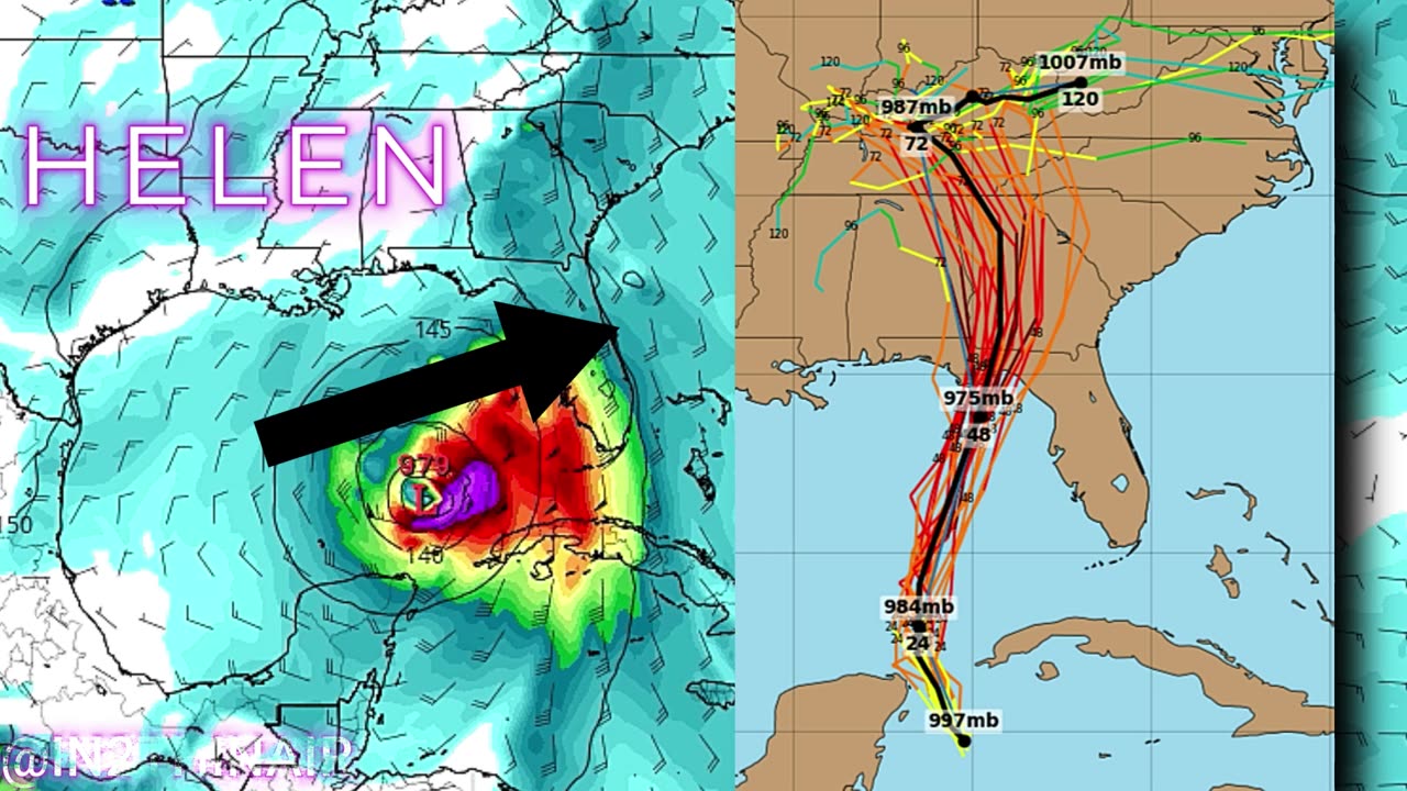 🚨MAJOR Hurricane Helene *UPDATE* FLORIDA is in SERIOUS TROUBLE!