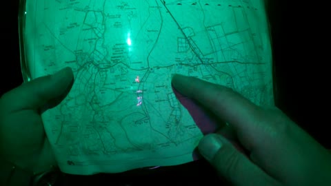 At Kings Tor Dartmoor ready to hike to Foggintor in the dark