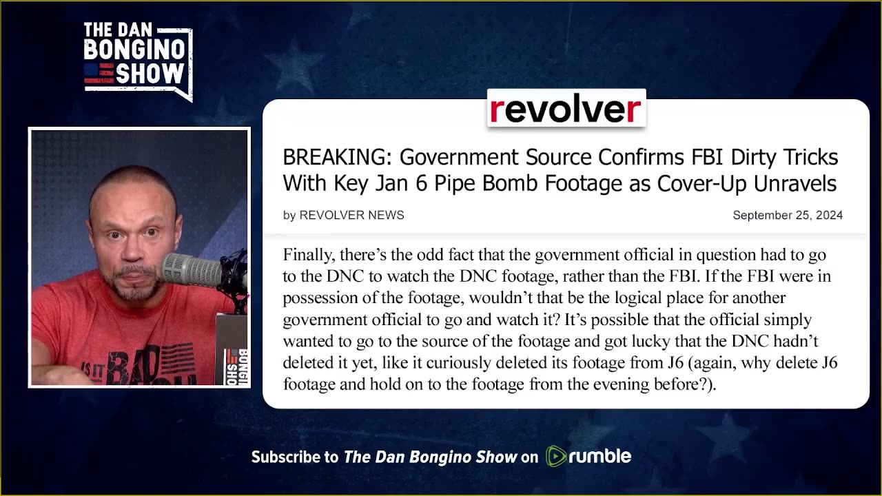 Bongino - Jan 6th Was An Inside Job