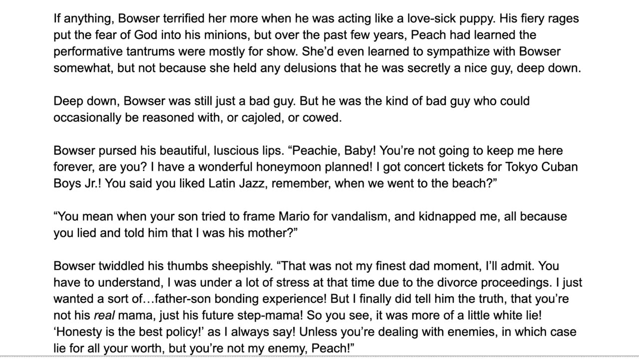 (Bowser Gets Friend-Zoned) Bowsette's Princess Lessons: Chapter 2, Part 1 Audiobook