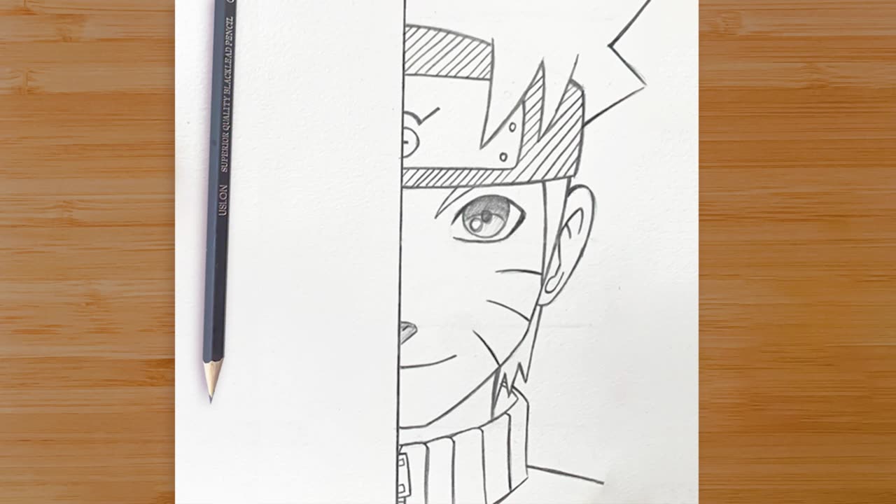 How to Draw Naruto Step by Step | Easy Pencil Drawing Tutorial for Beginners