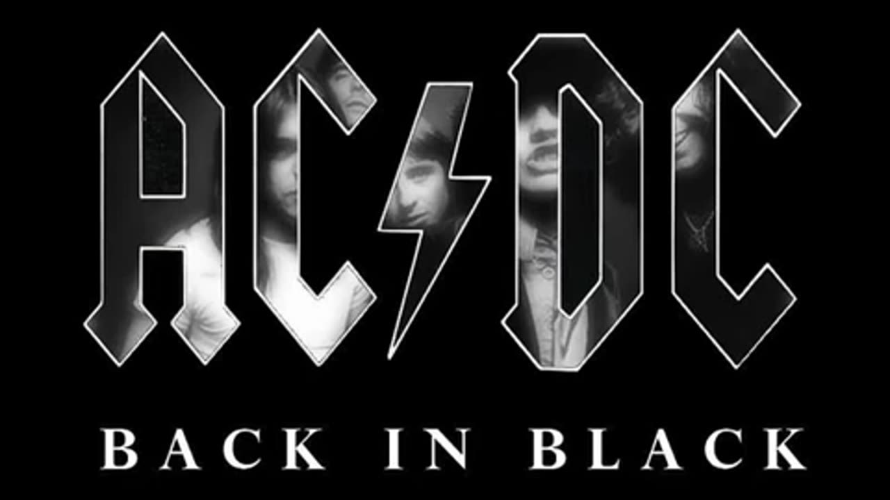 Back in Black - AC/DC guitar backing track with vocals