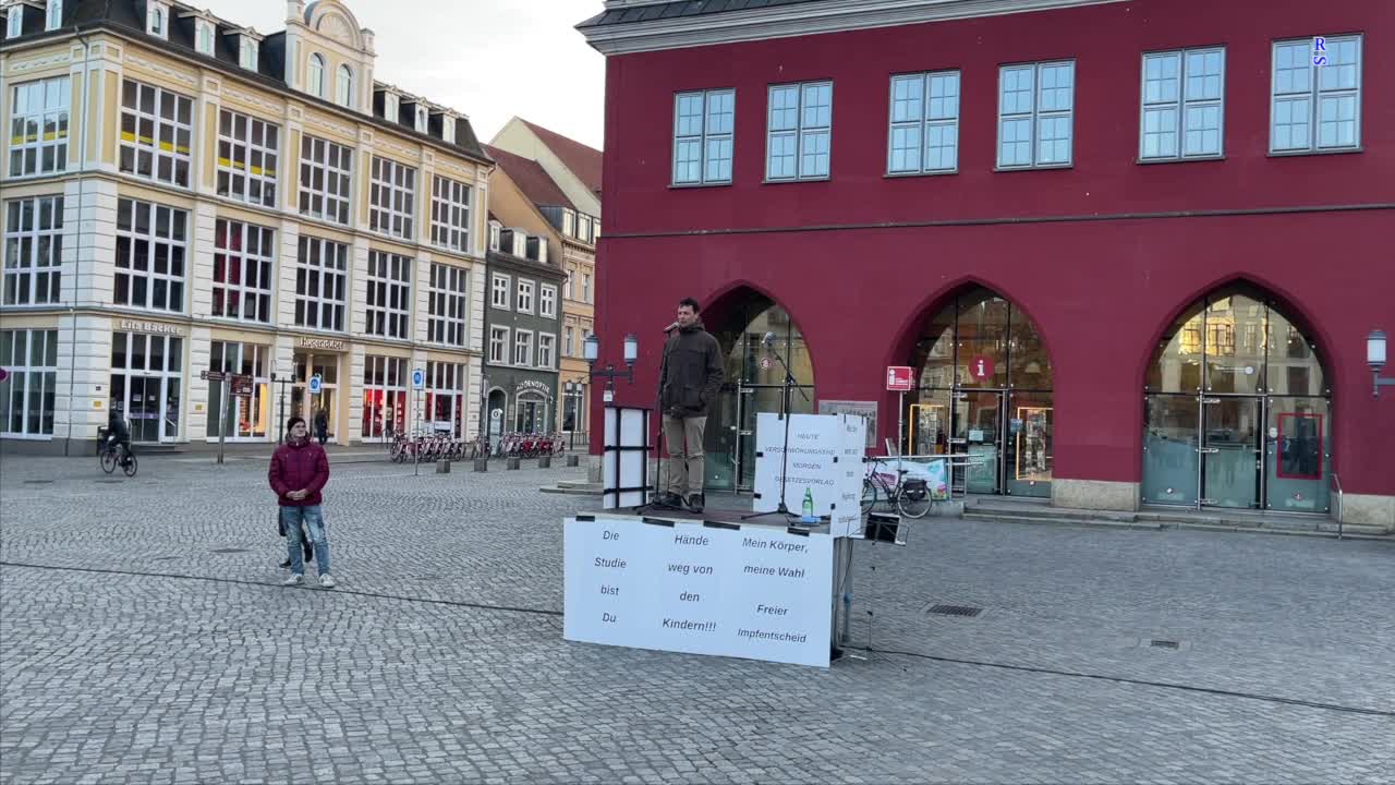 Greifswald: Redebeitrag eines Studenten 18-04-2022