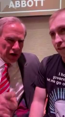 Here's who you voted for Texas. Greg Abbott refuses to disavow Klaus Schwab and the WEF